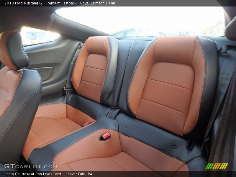 Rear Seat of 2018 Mustang GT Premium Fastback