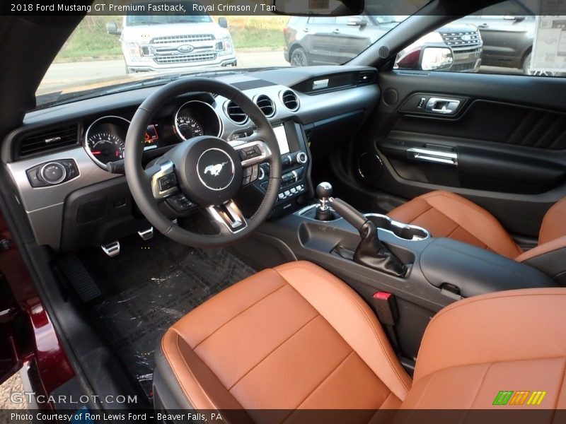  2018 Mustang GT Premium Fastback Tan Interior