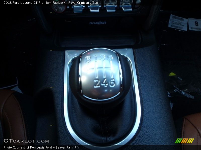  2018 Mustang GT Premium Fastback 6 Speed Manual Shifter