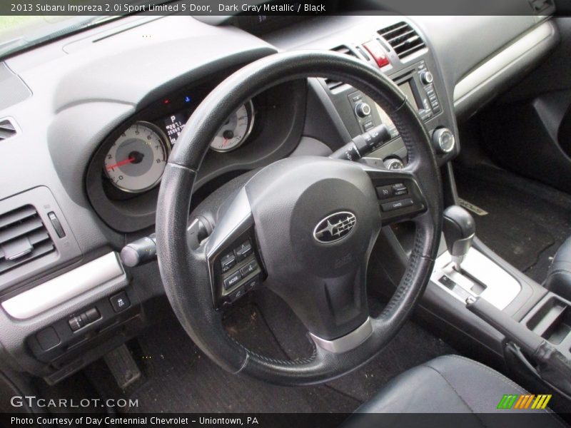 Dark Gray Metallic / Black 2013 Subaru Impreza 2.0i Sport Limited 5 Door