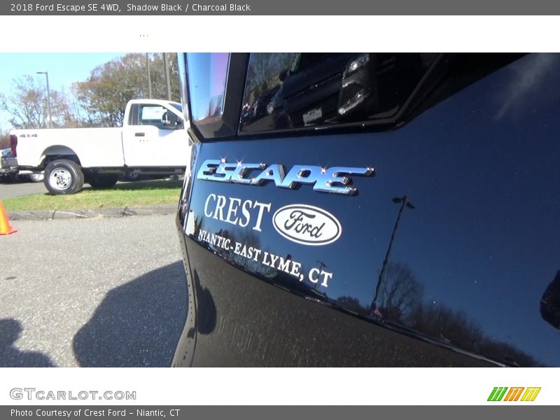 Shadow Black / Charcoal Black 2018 Ford Escape SE 4WD