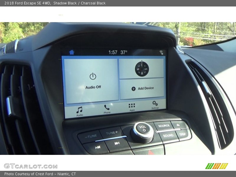 Shadow Black / Charcoal Black 2018 Ford Escape SE 4WD