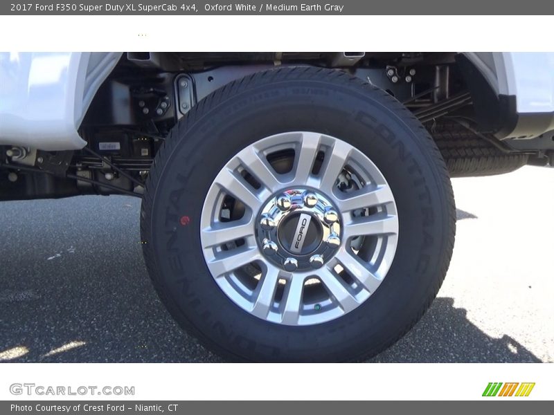Oxford White / Medium Earth Gray 2017 Ford F350 Super Duty XL SuperCab 4x4