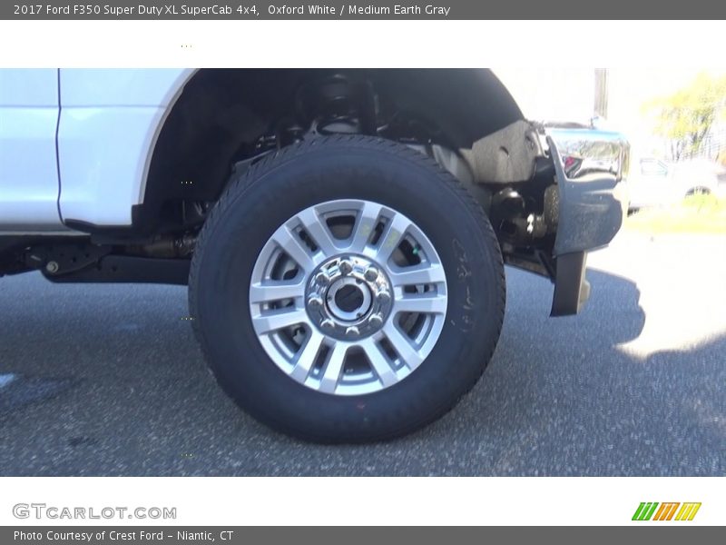 Oxford White / Medium Earth Gray 2017 Ford F350 Super Duty XL SuperCab 4x4