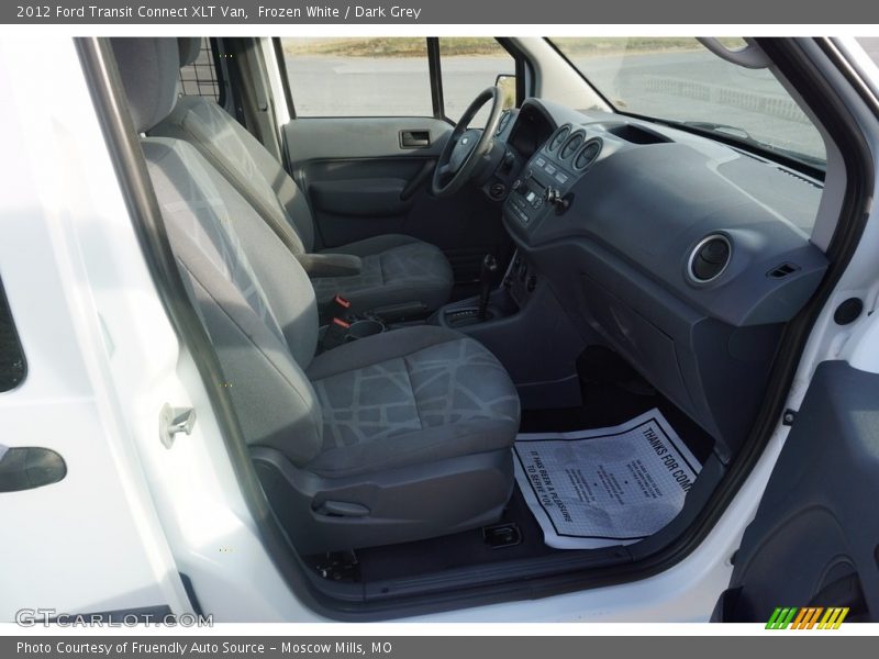 Frozen White / Dark Grey 2012 Ford Transit Connect XLT Van