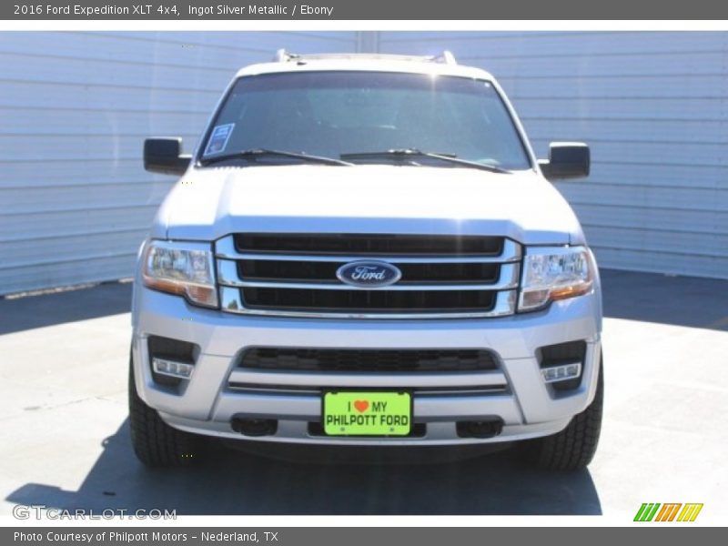 Ingot Silver Metallic / Ebony 2016 Ford Expedition XLT 4x4