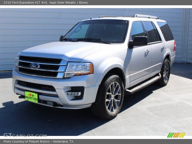 Ingot Silver Metallic / Ebony 2016 Ford Expedition XLT 4x4