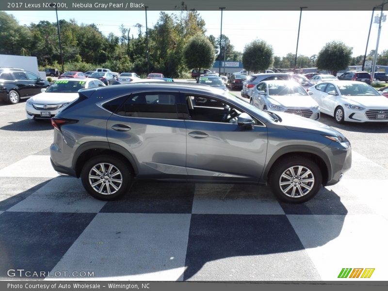 Nebula Gray Pearl / Black 2017 Lexus NX 200t