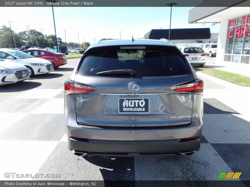 Nebula Gray Pearl / Black 2017 Lexus NX 200t