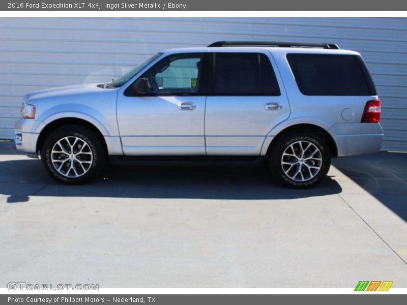 Ingot Silver Metallic / Ebony 2016 Ford Expedition XLT 4x4