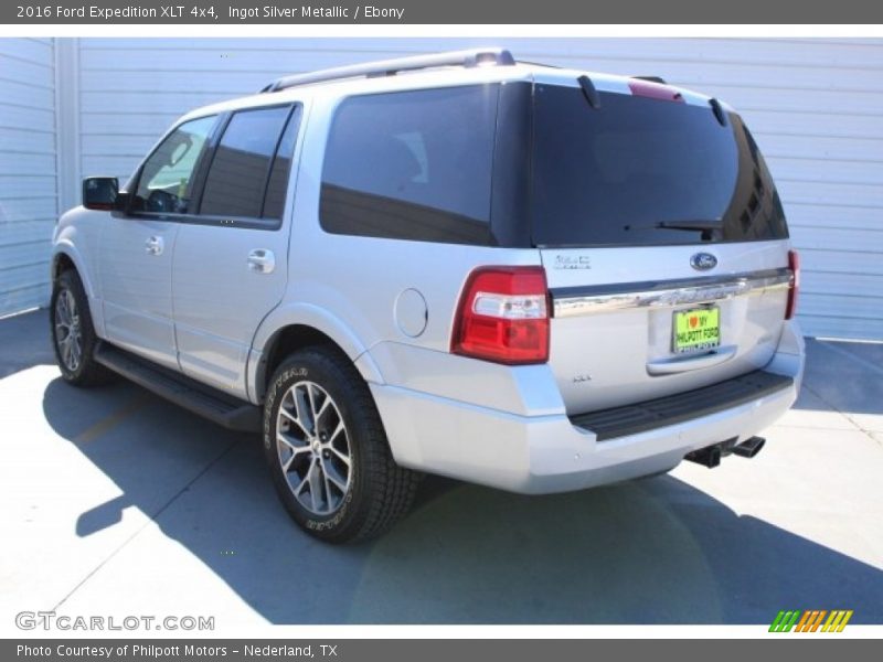 Ingot Silver Metallic / Ebony 2016 Ford Expedition XLT 4x4