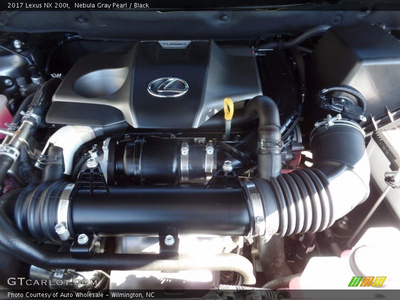 Nebula Gray Pearl / Black 2017 Lexus NX 200t