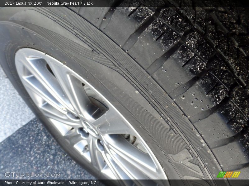 Nebula Gray Pearl / Black 2017 Lexus NX 200t
