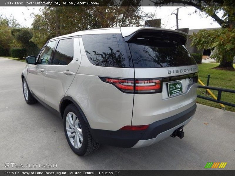 Aruba / Acorn/Ebony 2017 Land Rover Discovery HSE