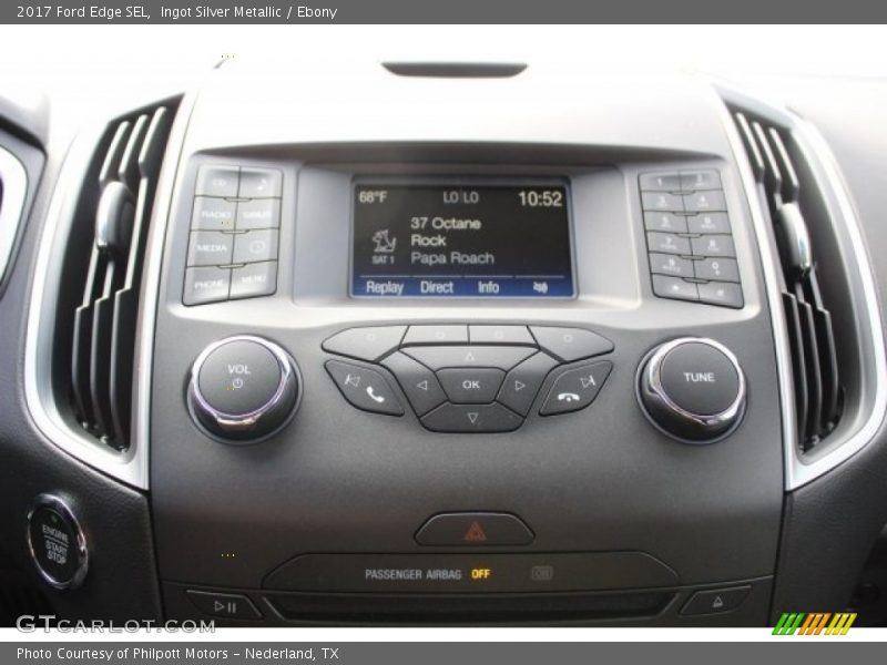 Ingot Silver Metallic / Ebony 2017 Ford Edge SEL