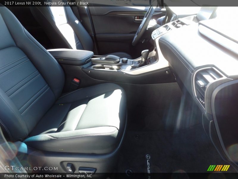 Nebula Gray Pearl / Black 2017 Lexus NX 200t