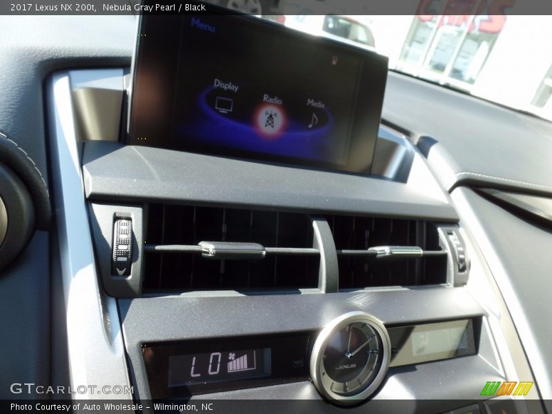Nebula Gray Pearl / Black 2017 Lexus NX 200t