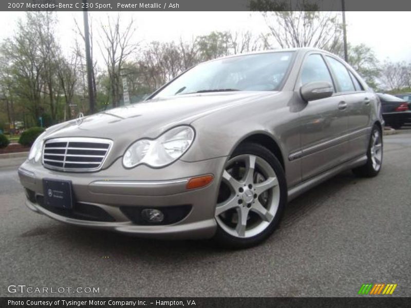 Pewter Metallic / Ash 2007 Mercedes-Benz C 230 Sport