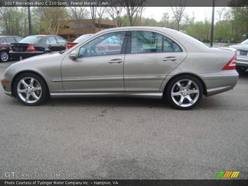 Pewter Metallic / Ash 2007 Mercedes-Benz C 230 Sport