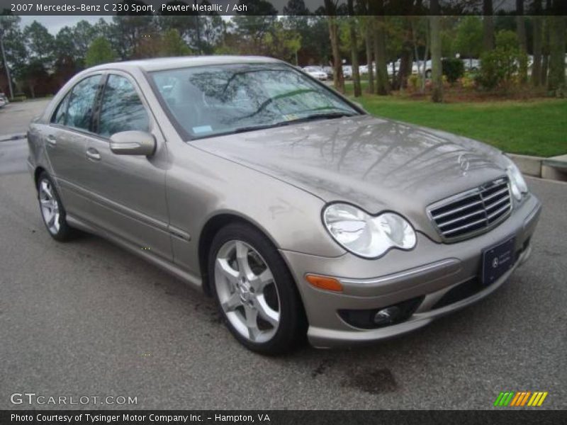 Pewter Metallic / Ash 2007 Mercedes-Benz C 230 Sport
