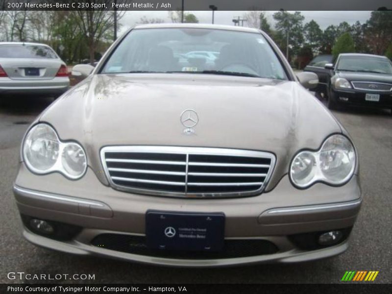 Pewter Metallic / Ash 2007 Mercedes-Benz C 230 Sport