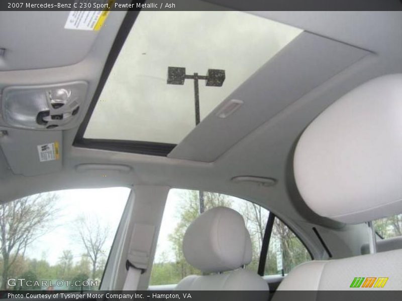 Pewter Metallic / Ash 2007 Mercedes-Benz C 230 Sport