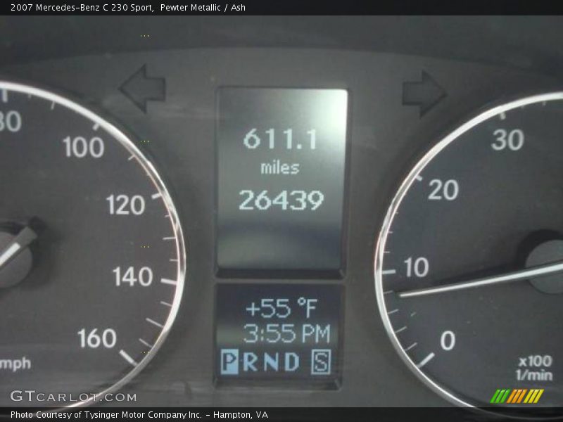 Pewter Metallic / Ash 2007 Mercedes-Benz C 230 Sport