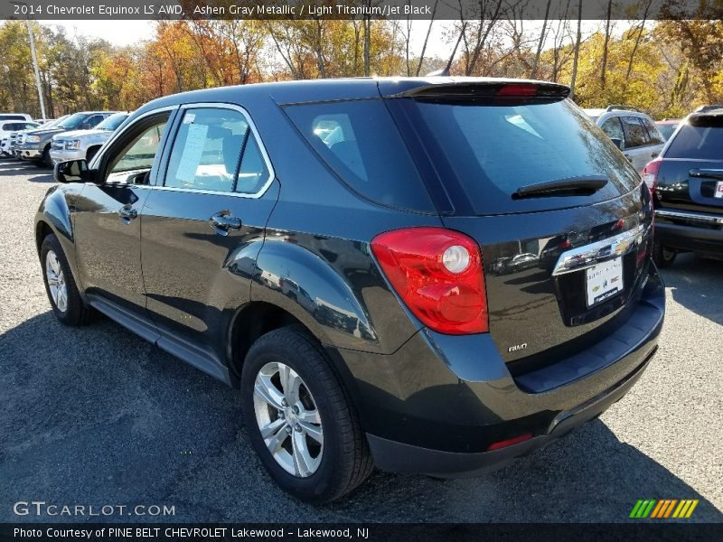 Ashen Gray Metallic / Light Titanium/Jet Black 2014 Chevrolet Equinox LS AWD