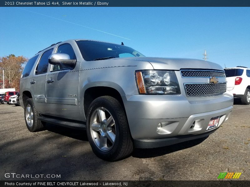 Silver Ice Metallic / Ebony 2013 Chevrolet Tahoe LS 4x4
