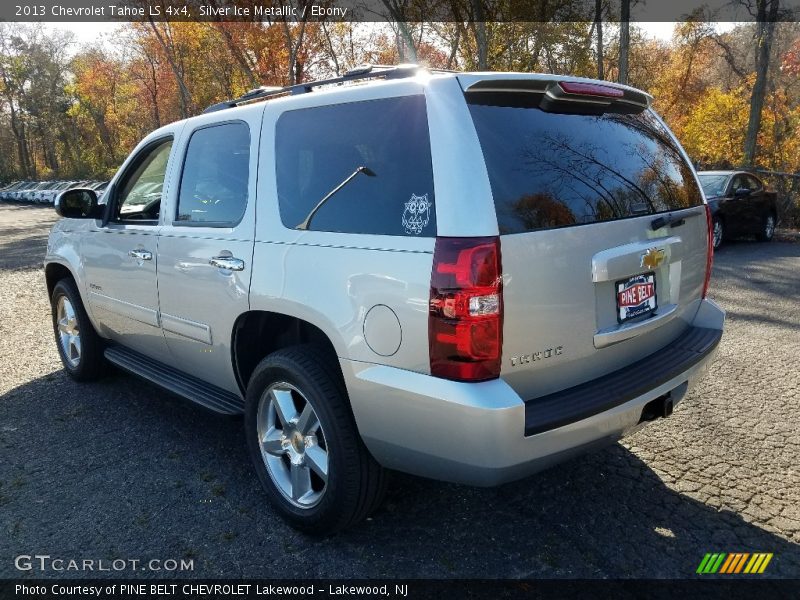 Silver Ice Metallic / Ebony 2013 Chevrolet Tahoe LS 4x4