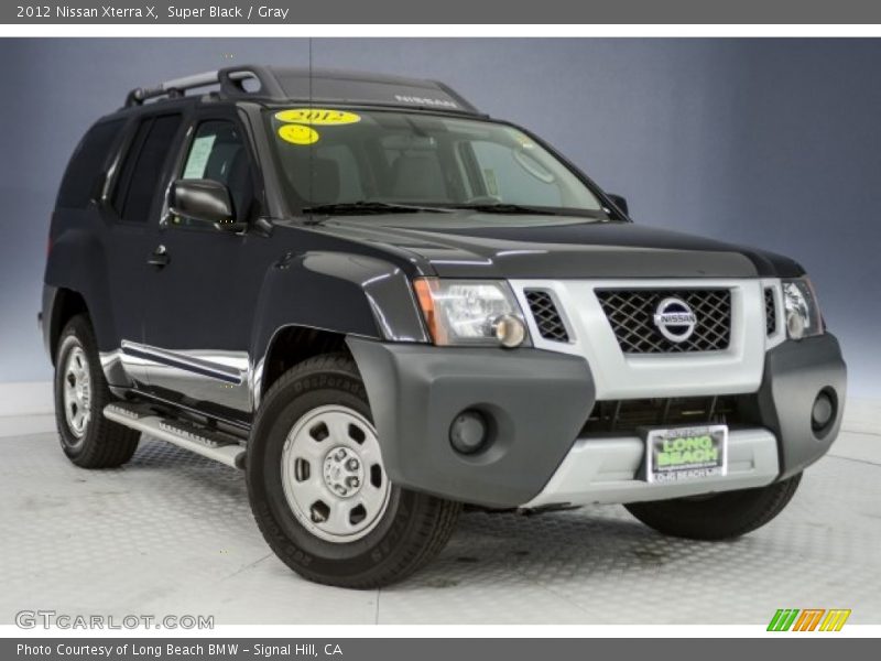 Super Black / Gray 2012 Nissan Xterra X