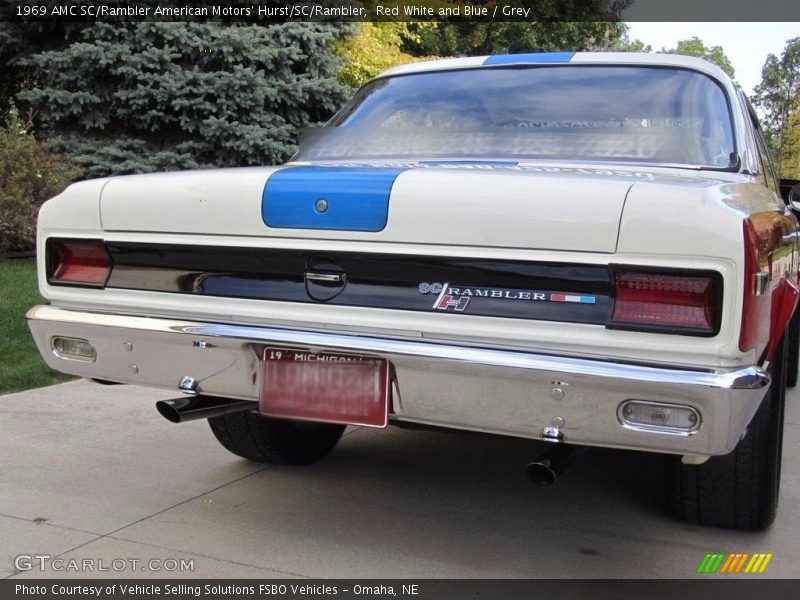 Red White and Blue / Grey 1969 AMC SC/Rambler American Motors' Hurst/SC/Rambler