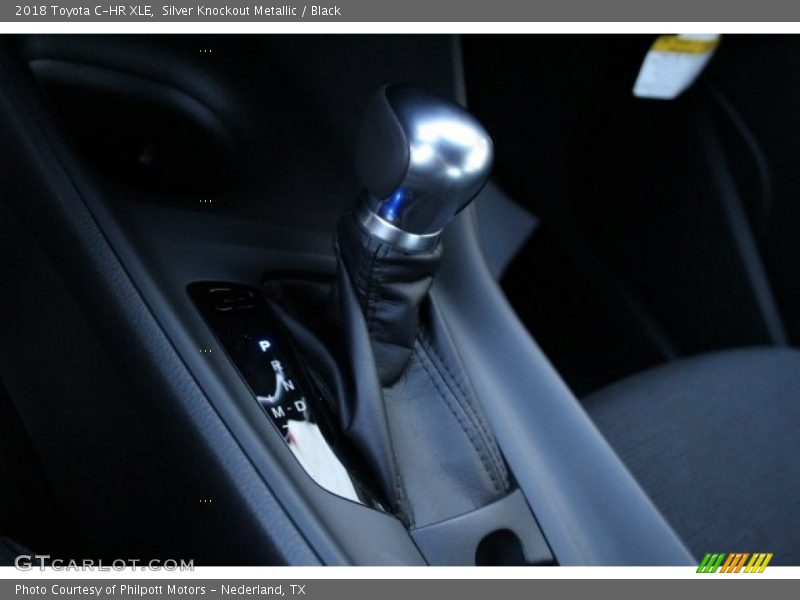 Silver Knockout Metallic / Black 2018 Toyota C-HR XLE