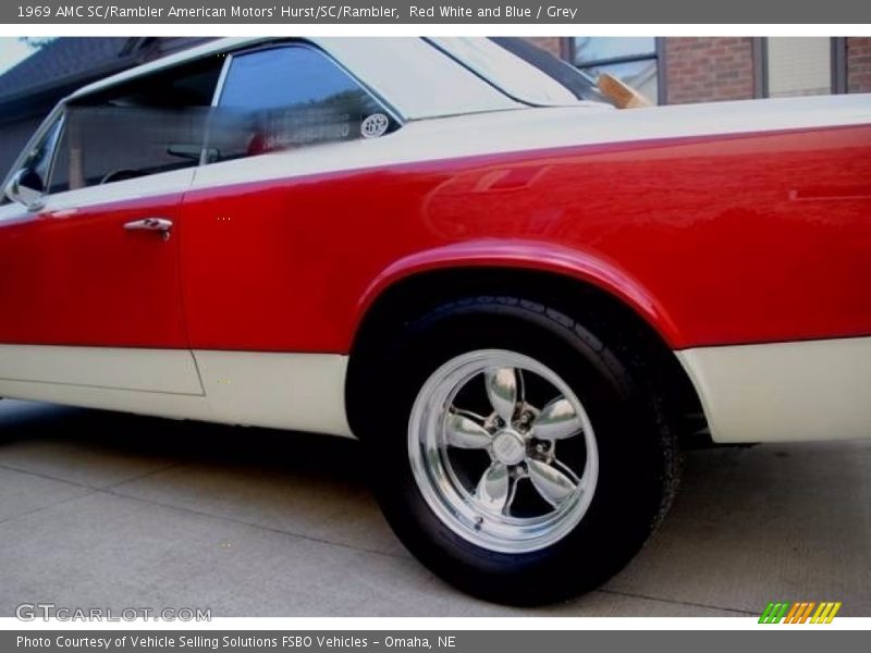 Red White and Blue / Grey 1969 AMC SC/Rambler American Motors' Hurst/SC/Rambler
