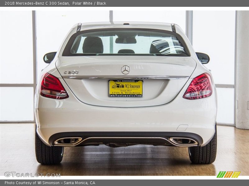 Polar White / Black 2018 Mercedes-Benz C 300 Sedan