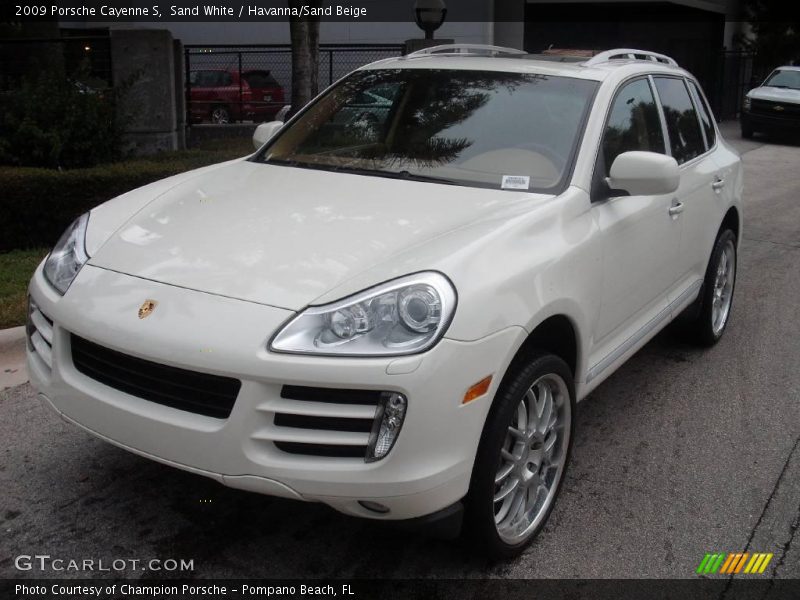 Sand White / Havanna/Sand Beige 2009 Porsche Cayenne S