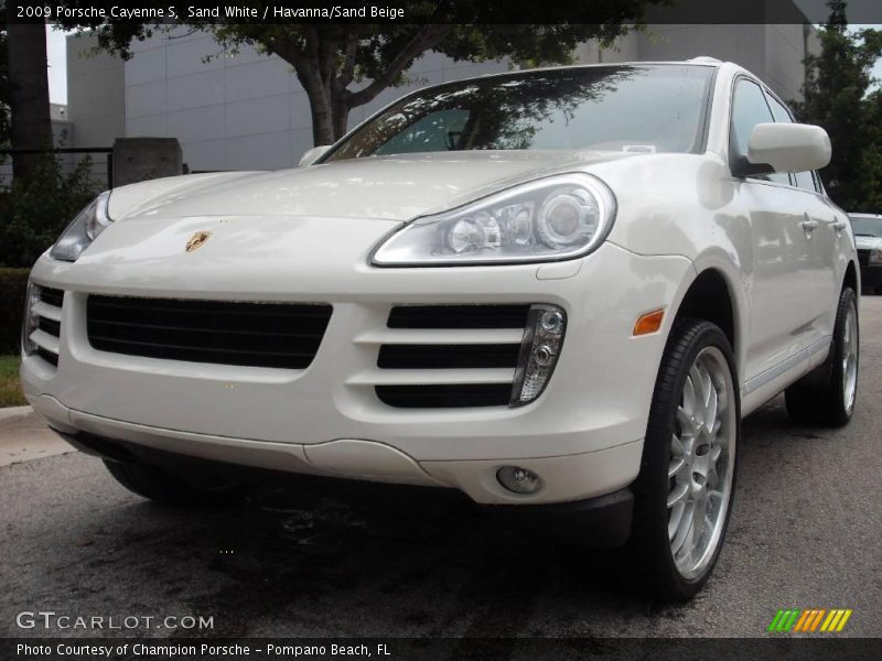Sand White / Havanna/Sand Beige 2009 Porsche Cayenne S