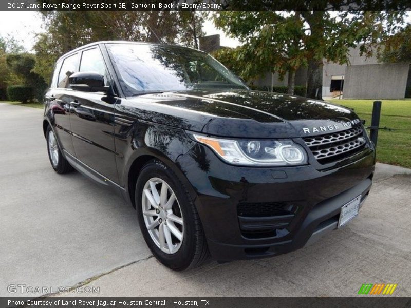 Santorini Black / Ebony/Ebony 2017 Land Rover Range Rover Sport SE
