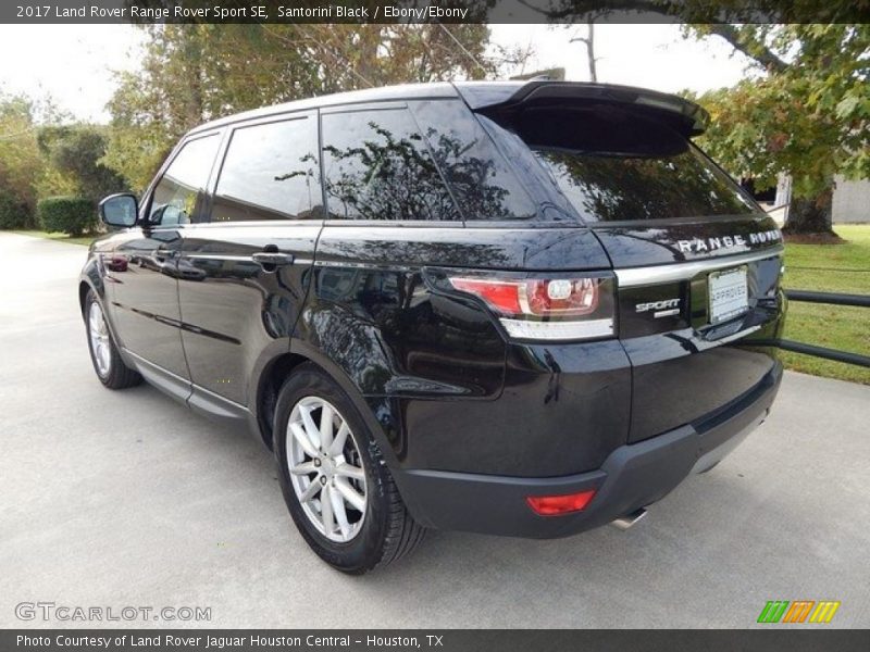 Santorini Black / Ebony/Ebony 2017 Land Rover Range Rover Sport SE