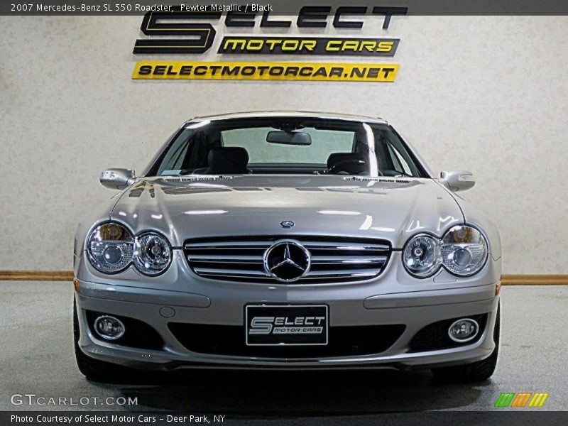 Pewter Metallic / Black 2007 Mercedes-Benz SL 550 Roadster