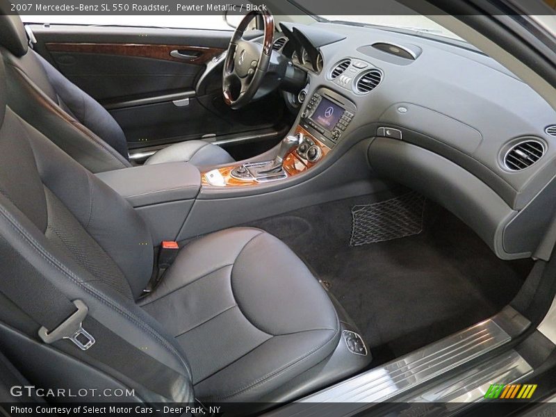 Pewter Metallic / Black 2007 Mercedes-Benz SL 550 Roadster