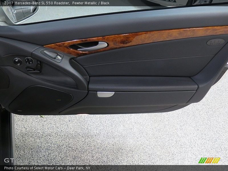 Pewter Metallic / Black 2007 Mercedes-Benz SL 550 Roadster