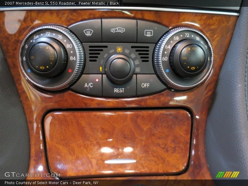 Pewter Metallic / Black 2007 Mercedes-Benz SL 550 Roadster