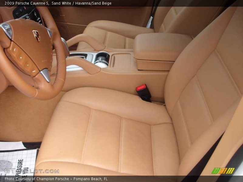 Sand White / Havanna/Sand Beige 2009 Porsche Cayenne S