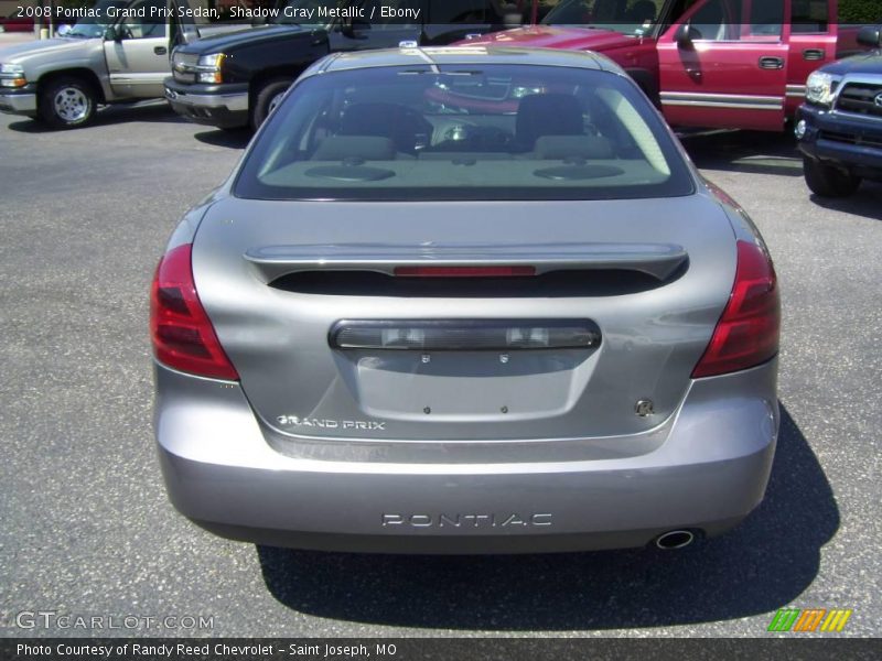 Shadow Gray Metallic / Ebony 2008 Pontiac Grand Prix Sedan