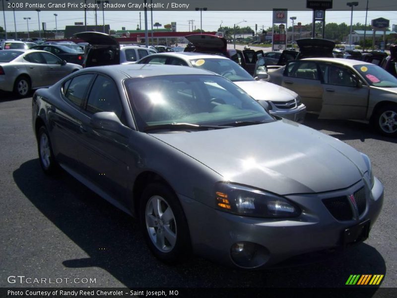 Shadow Gray Metallic / Ebony 2008 Pontiac Grand Prix Sedan