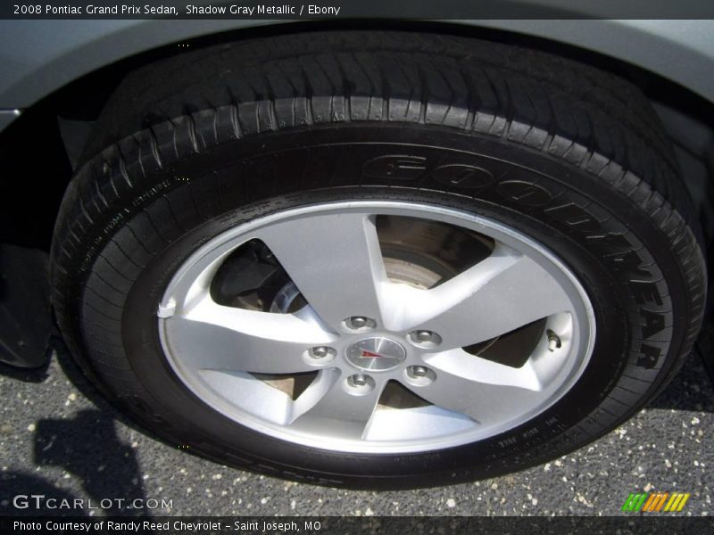 Shadow Gray Metallic / Ebony 2008 Pontiac Grand Prix Sedan