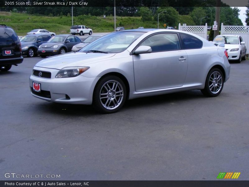 Silver Streak Mica / Dark Gray 2005 Scion tC