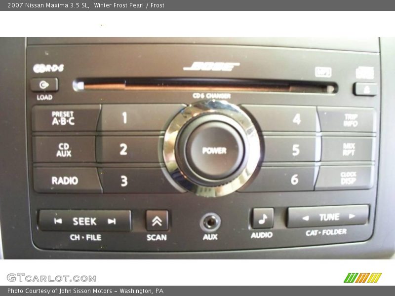 Winter Frost Pearl / Frost 2007 Nissan Maxima 3.5 SL