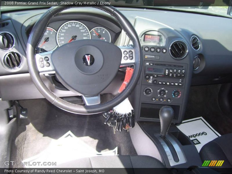 Shadow Gray Metallic / Ebony 2008 Pontiac Grand Prix Sedan